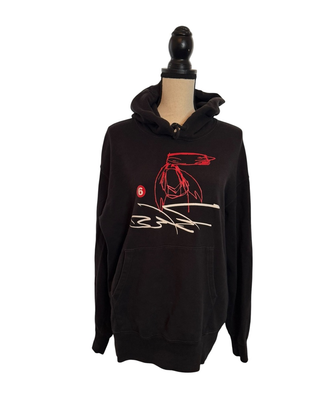 Futura Laboratories x Uniqlo Sketch Hooded Sweatshirt Black Men Medium